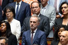 Tribute to late MP Olivier Marleix at the National Assembly - Paris RL