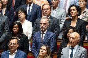 Tribute to late MP Olivier Marleix at the National Assembly - Paris RL