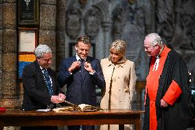 French President Visits Westminster Abbey - London
