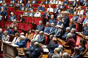 Tribute to late MP Olivier Marleix at the National Assembly - Paris RL