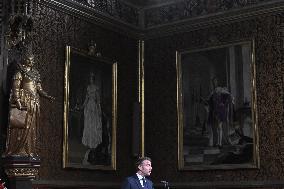 Macron Delivers A Speech In Front Of Parliamentarians - London