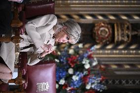 Macron Delivers A Speech In Front Of Parliamentarians - London