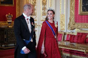 State Banquet at Windsor Castle