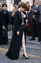 PFW - Georgio Armani Outside Arrivals