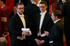 State Banquet At Windsor Castle