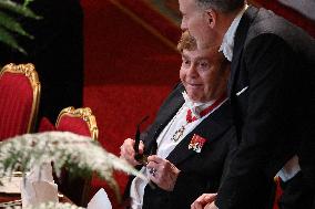 State Banquet At Windsor Castle