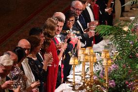 State Banquet At Windsor Castle