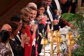 State Banquet At Windsor Castle