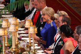 State Banquet At Windsor Castle