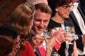 State Banquet At Windsor Castle