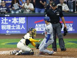 Baseball: Dodgers vs. Brewers