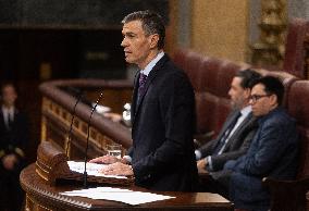 Sánchez Addresses Corruption and EU Matters in Plenary - Madrid