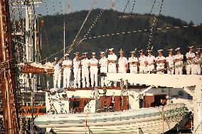 Princess Leonor s Stopover in Ferrol Aboard the Elcano - Spain