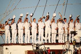 Princess Leonor s Stopover in Ferrol Aboard the Elcano - Spain