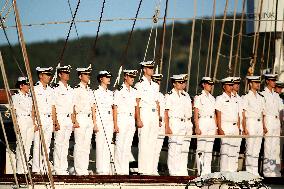 Princess Leonor s Stopover in Ferrol Aboard the Elcano - Spain