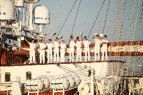 Princess Leonor s Stopover in Ferrol Aboard the Elcano - Spain