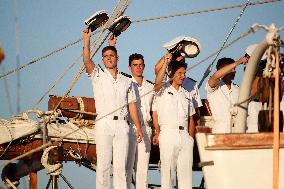 Princess Leonor s Stopover in Ferrol Aboard the Elcano - Spain