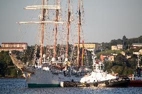 Princess Leonor s Stopover in Ferrol Aboard the Elcano - Spain