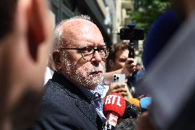 Wallerand De Saint Just Speaks to The Press - Paris