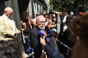 Wallerand De Saint Just Speaks to The Press - Paris