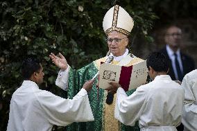 Pope Leo XIV Celebrates Holy Mass - Italy