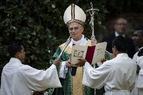 Pope Leo XIV Celebrates Holy Mass - Italy