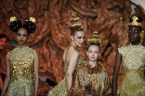 PFW - Franck Sorbier Runway in Paris FA