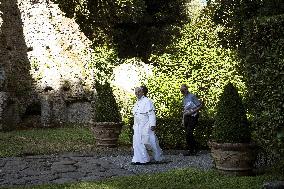 Pope Leo XIV On Holydays In Castel Gandolfo - Italy