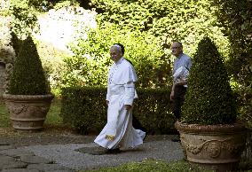 Pope Leo XIV On Holydays In Castel Gandolfo - Italy