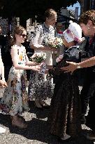 NO TABLOIDS WEB & PRINT - Princely Family of Monaco in Visit in Auvergne