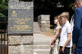 NO TABLOIDS WEB & PRINT - Princely Family of Monaco in Visit in Auvergne