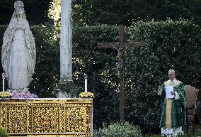 Pope Leo XIV Leads Mass at The Summer Residence - Castel Gandolfo