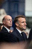 President Macron At AI Summit At Imperial College - London