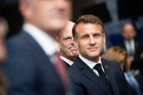 President Macron At AI Summit At Imperial College - London
