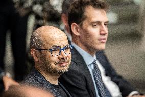 President Macron At AI Summit At Imperial College - London