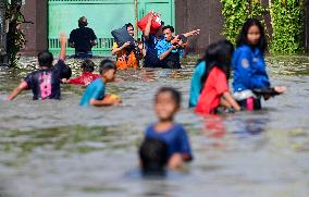 Severe Flooding Strikes Tangerang - Indonesia