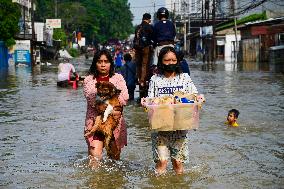 Severe Flooding Strikes Tangerang - Indonesia