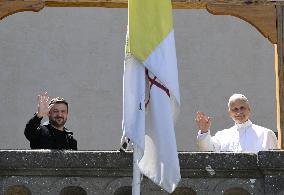 Pope Leo XIV Meets Volodymyr Zelensky in Castel Gandolfo