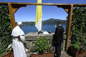Pope Leo XIV Meets Volodymyr Zelensky in Castel Gandolfo
