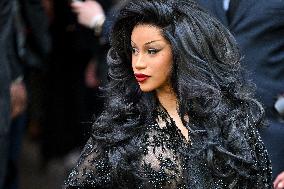 PFW Balenciaga Outside Arrivals