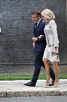 Macron at 10 Downing Street - London