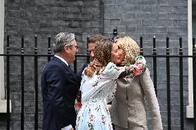 Macron at 10 Downing Street - London
