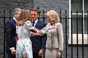 Macron at 10 Downing Street - London