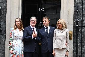 Macron at 10 Downing Street - London