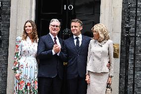Macron at 10 Downing Street - London
