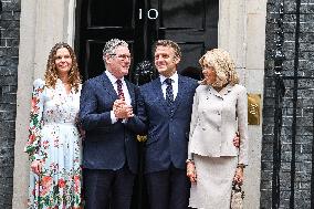 Macron at 10 Downing Street - London