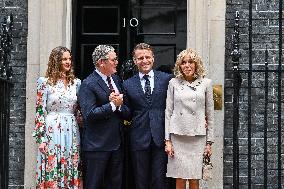 Macron at 10 Downing Street - London