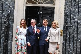Macron at 10 Downing Street - London
