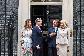 Macron at 10 Downing Street - London