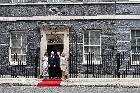 Macron at 10 Downing Street - London
